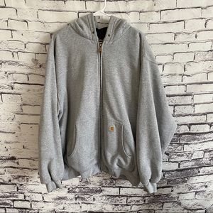 Carhartt Thermal Lined Zip Front Hooded Sweatshirt